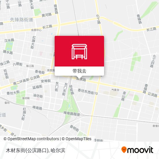 木材东街(公滨路口)地图