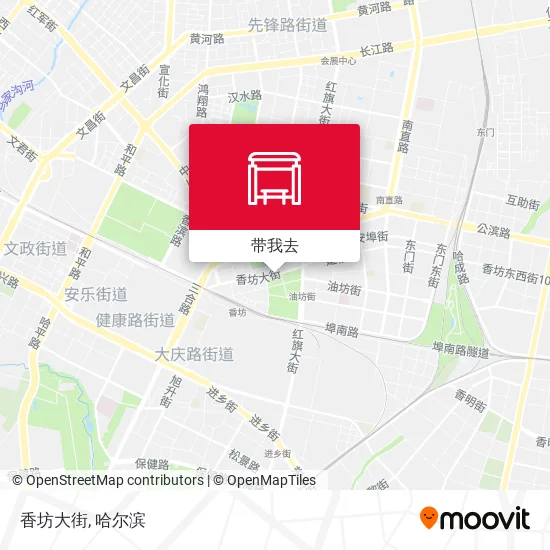 香坊大街地图