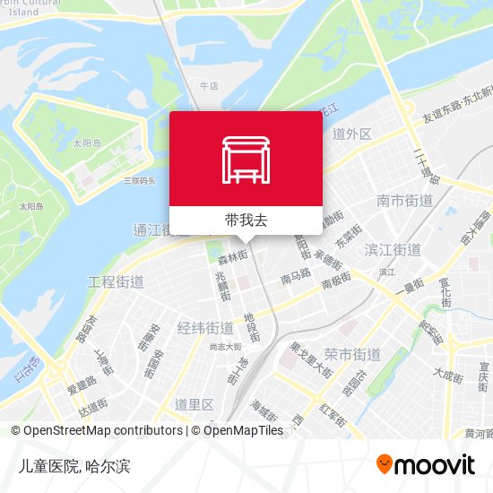 儿童医院地图