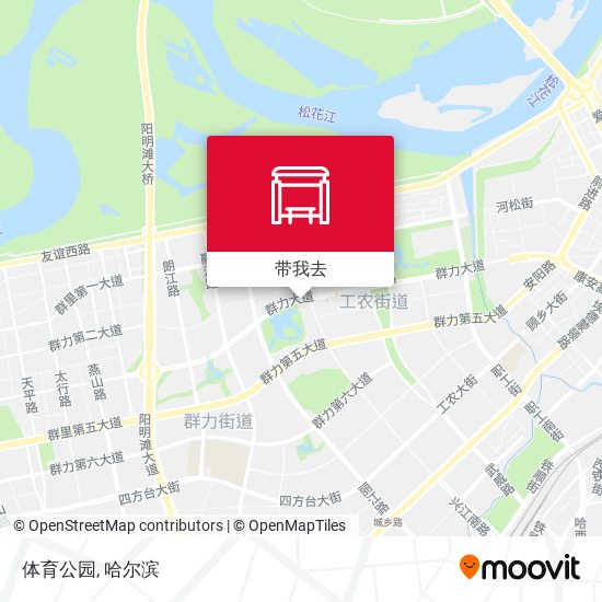 体育公园地图