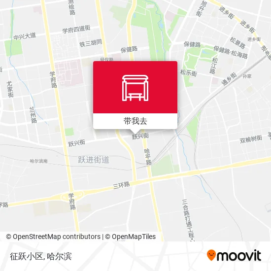 征跃小区地图