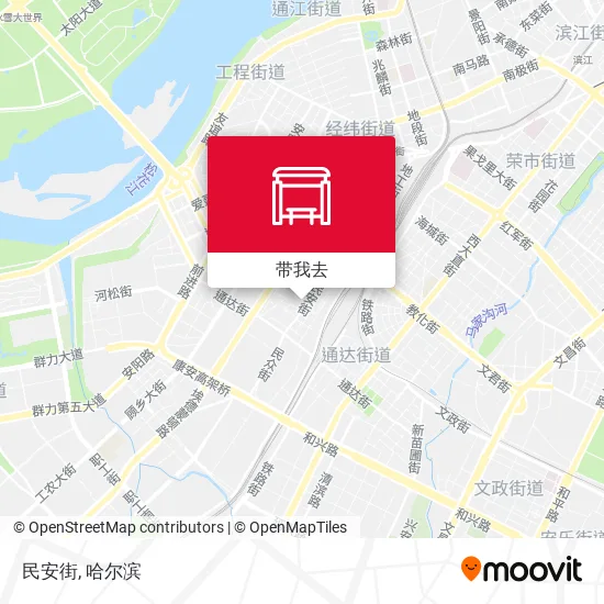 民安街地图