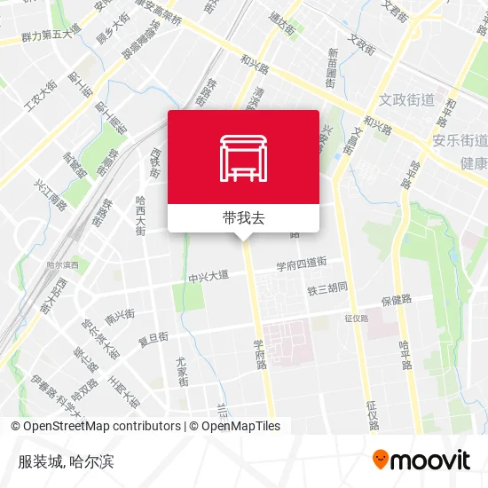 服装城地图