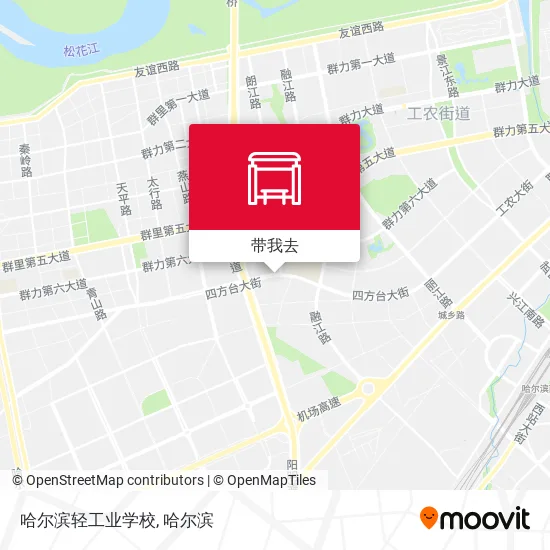 哈尔滨轻工业学校地图