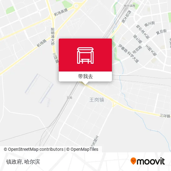 镇政府地图