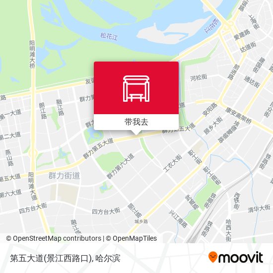 第五大道(景江西路口)地图