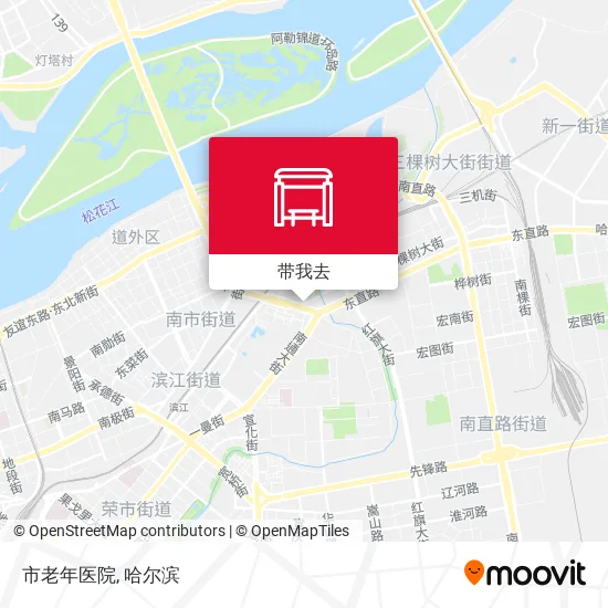 市老年医院地图