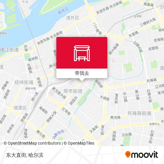 东大直街地图