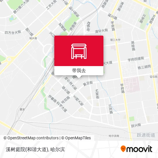 溪树庭院(和谐大道)地图