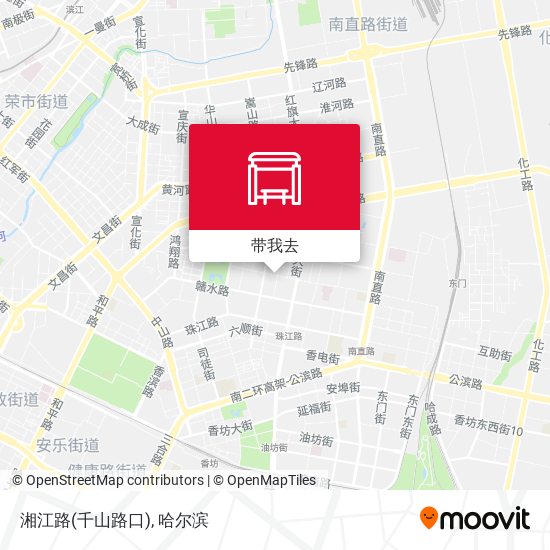 湘江路(千山路口)地图