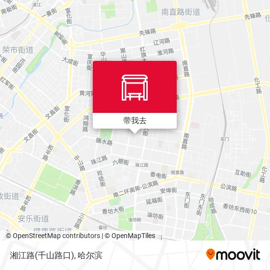 湘江路(千山路口)地图