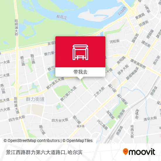 景江西路群力第六大道路口地图
