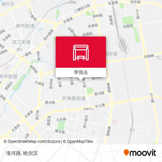 淮河路地图