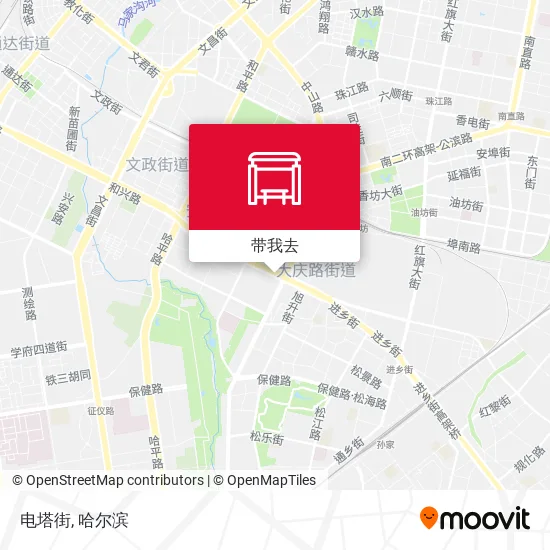 电塔街地图