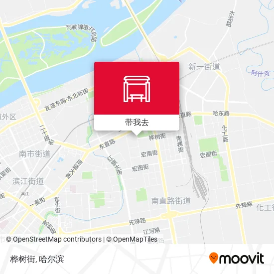 桦树街地图