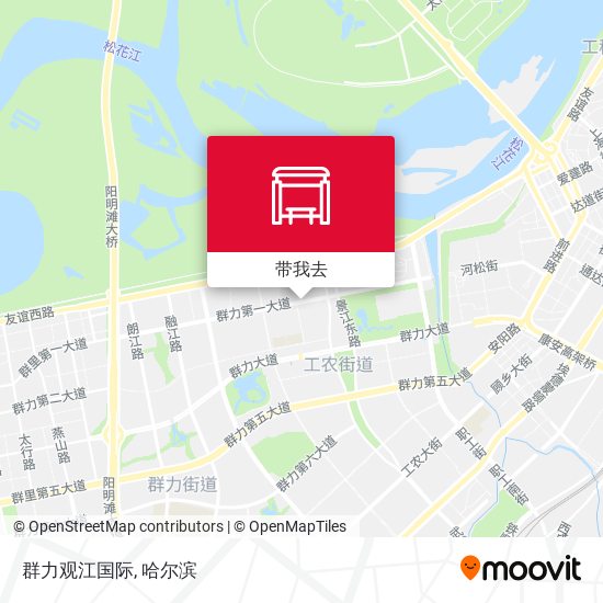 群力观江国际地图