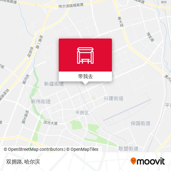 双拥路地图