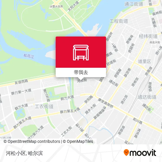 河松小区地图