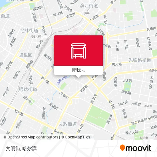 文明街地图