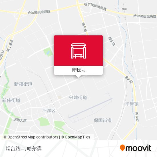 烟台路口地图