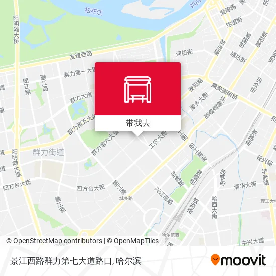 景江西路群力第七大道路口地图