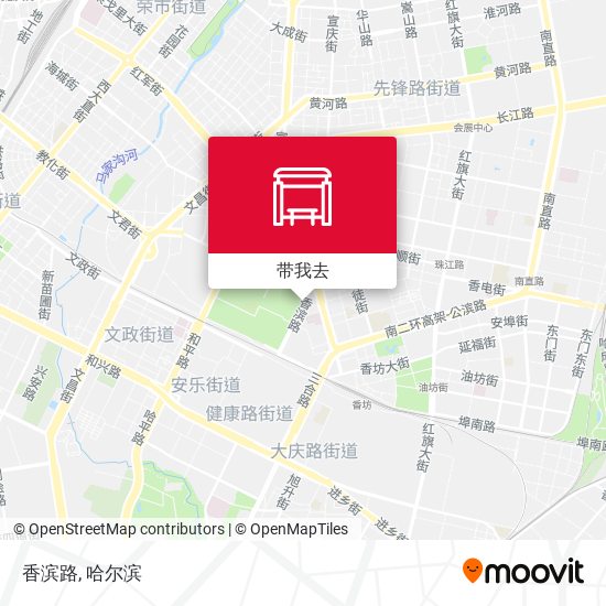 香滨路地图