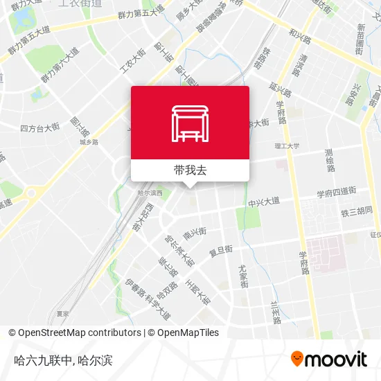 哈六九联中地图