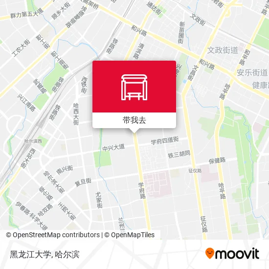 黑龙江大学地图
