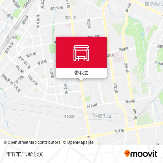 市客车厂地图