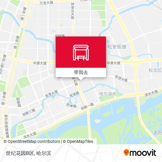 世纪花园B区地图