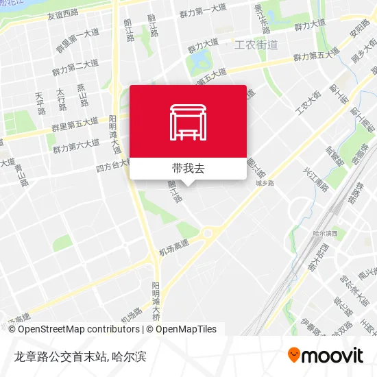 龙章路公交首末站地图