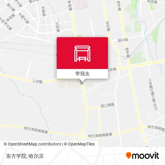东方学院地图