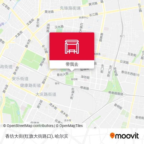 香坊大街(红旗大街路口)地图