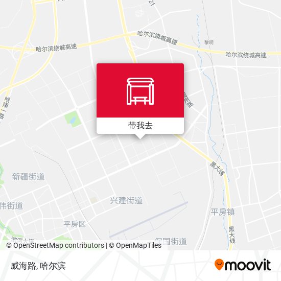 威海路地图