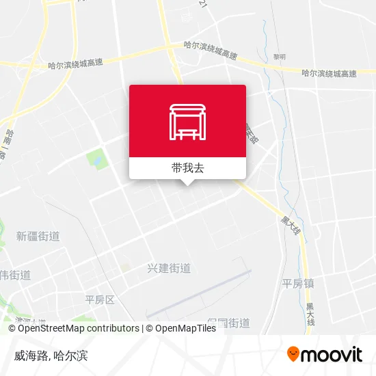 威海路地图