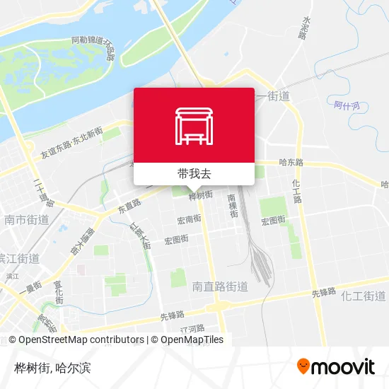 桦树街地图