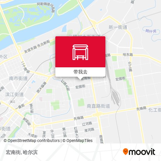 宏南街地图