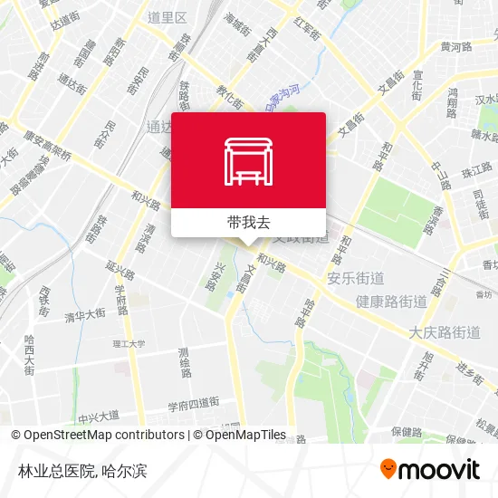 林业总医院地图