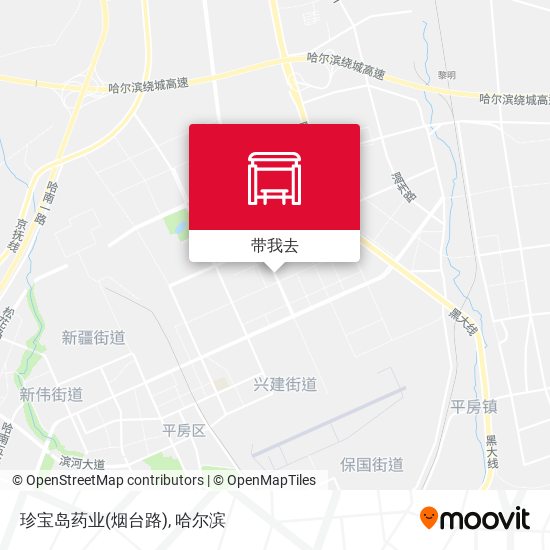 珍宝岛药业(烟台路)地图