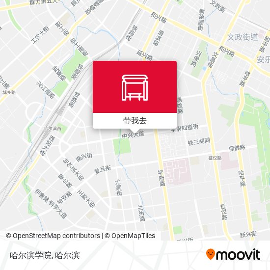 哈尔滨学院地图