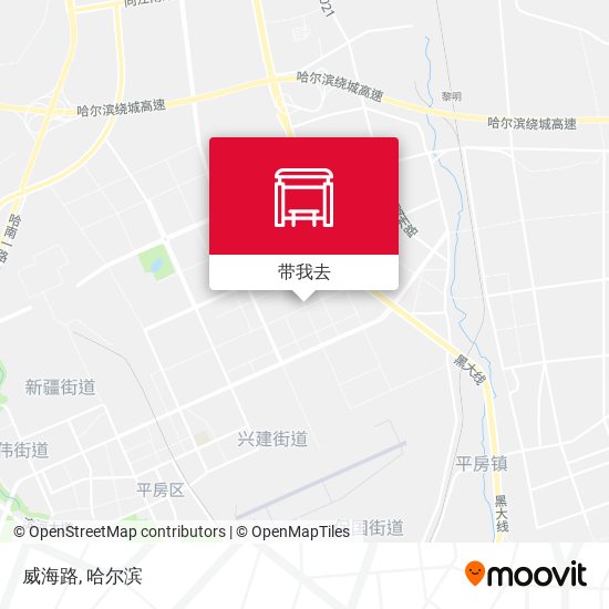 威海路地图