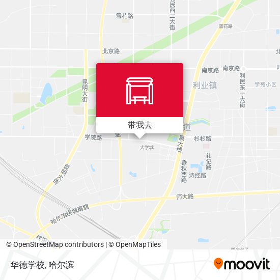 华德学校地图