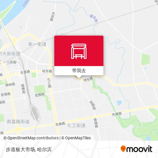 步道板大市场地图