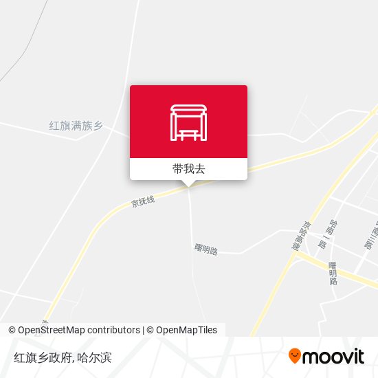 红旗乡政府地图