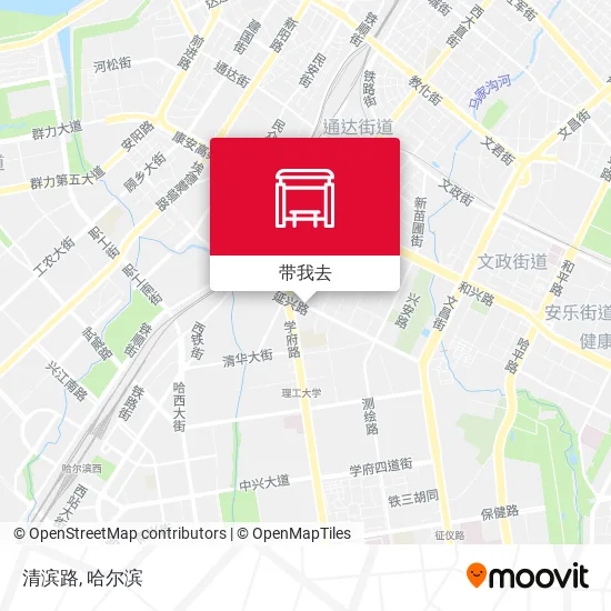清滨路地图