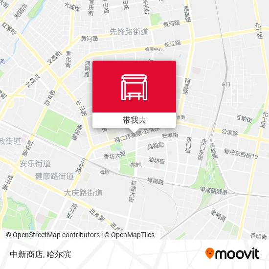 中新商店地图