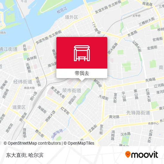 东大直街地图