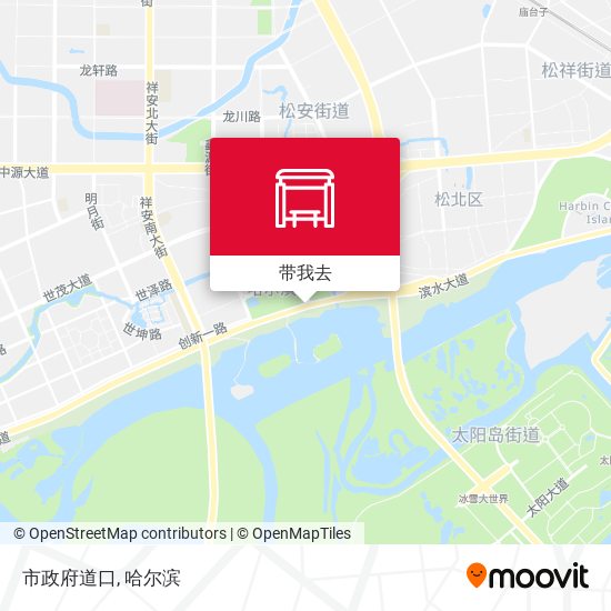 市政府道口地图