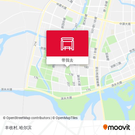 丰收村地图