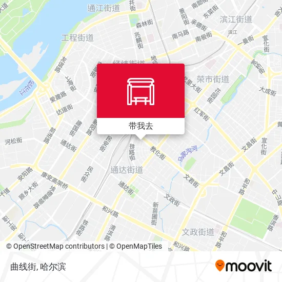 曲线街地图